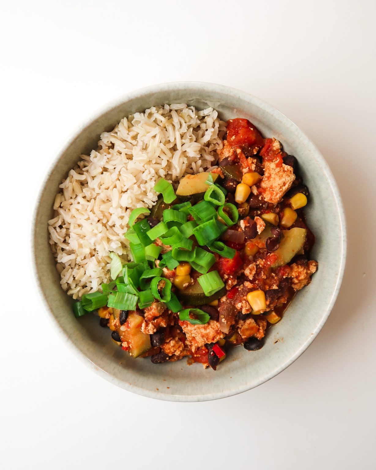 Tofu & Black Bean Chili for Meal Prepping Sarahs Vegan Guide