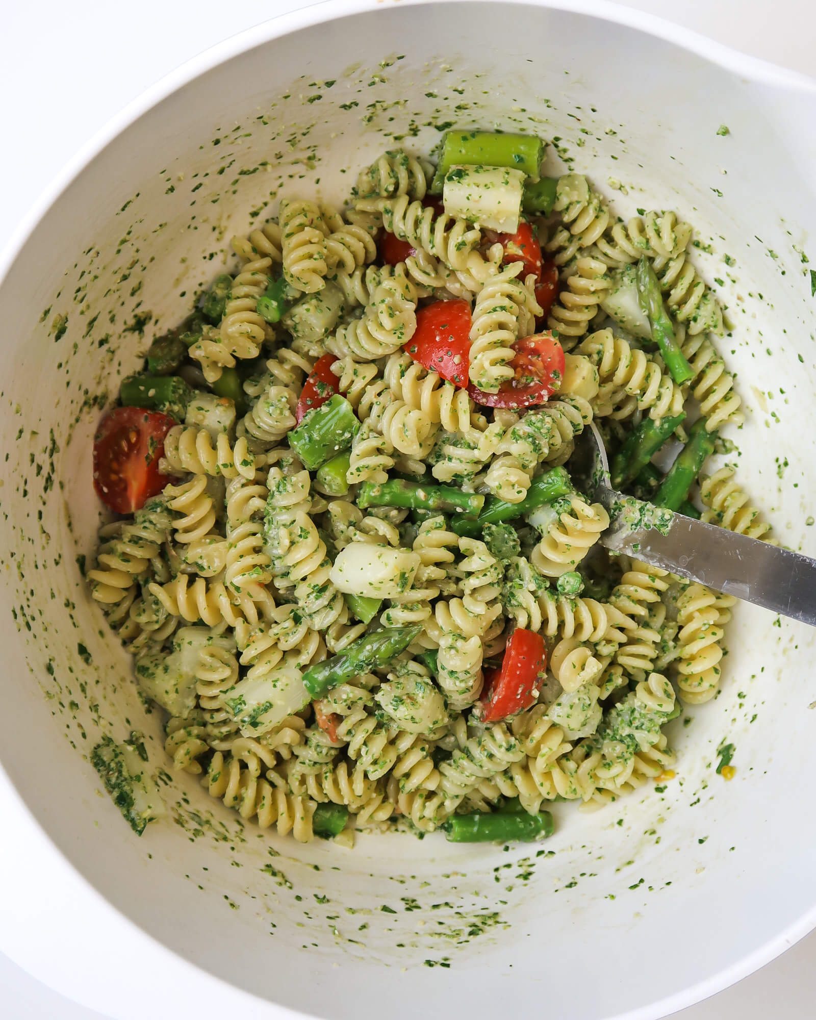 Vegan Lemon Asparagus Pasta Salad Sarahs Vegan Guide