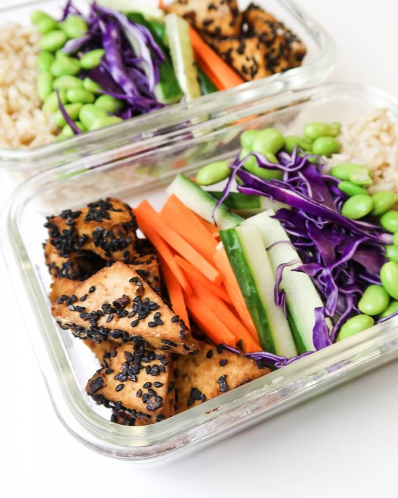 Simple Vegan Sushi Bowl for Meal Prep - Sarahs Vegan Guide
