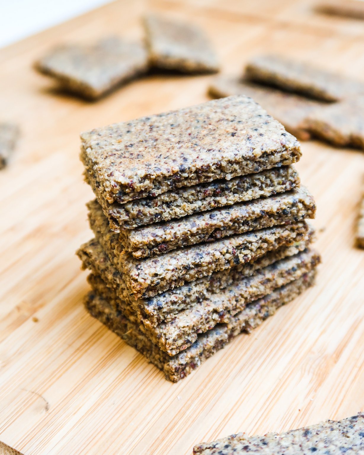 Healthy Vegan Crackers with Quinoa and Tahini Sarahs Vegan Guide