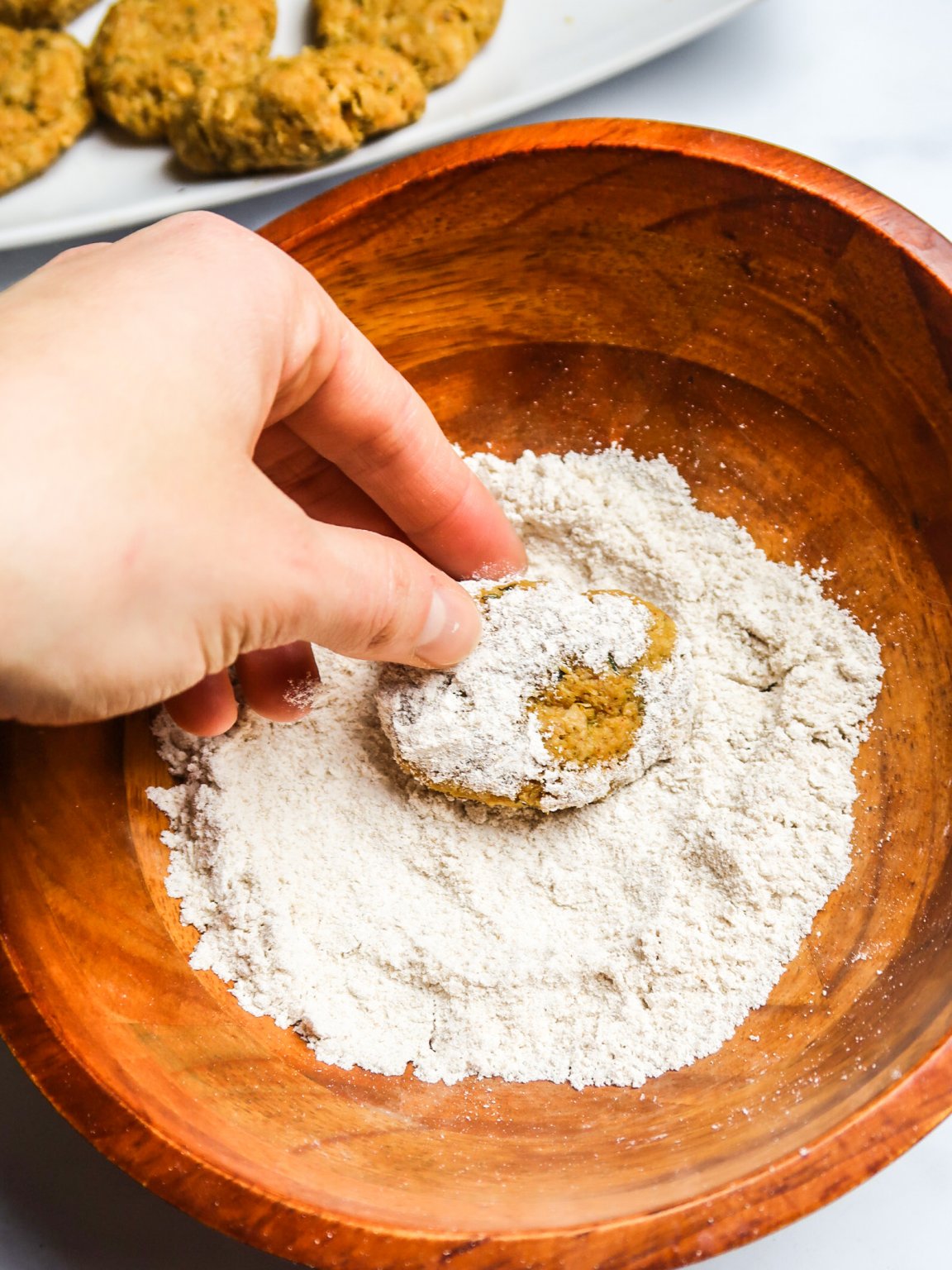 Easy Baked Vegan Chicken Nuggets (oilfree, no tofu)